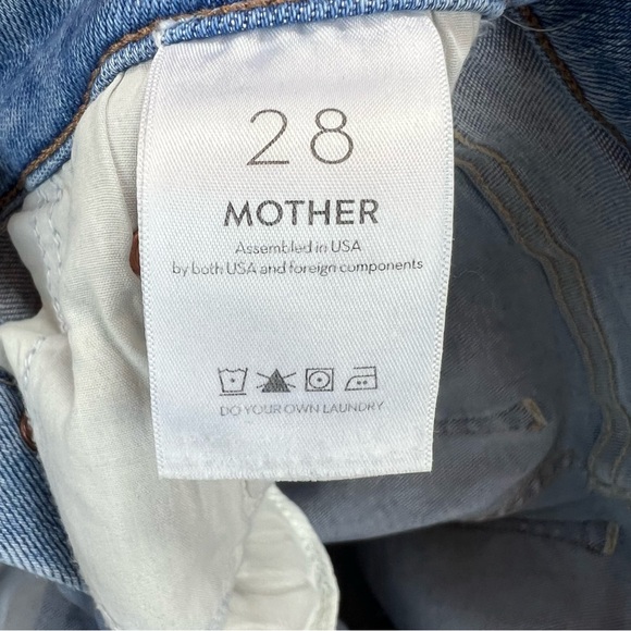MOTHER The Tomcat Skimp Straight Leg Jeans Size 28 Color California Cruiser - Picture 10 of 11